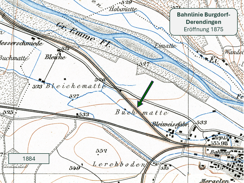 Luftaufnahme der Buchmatt