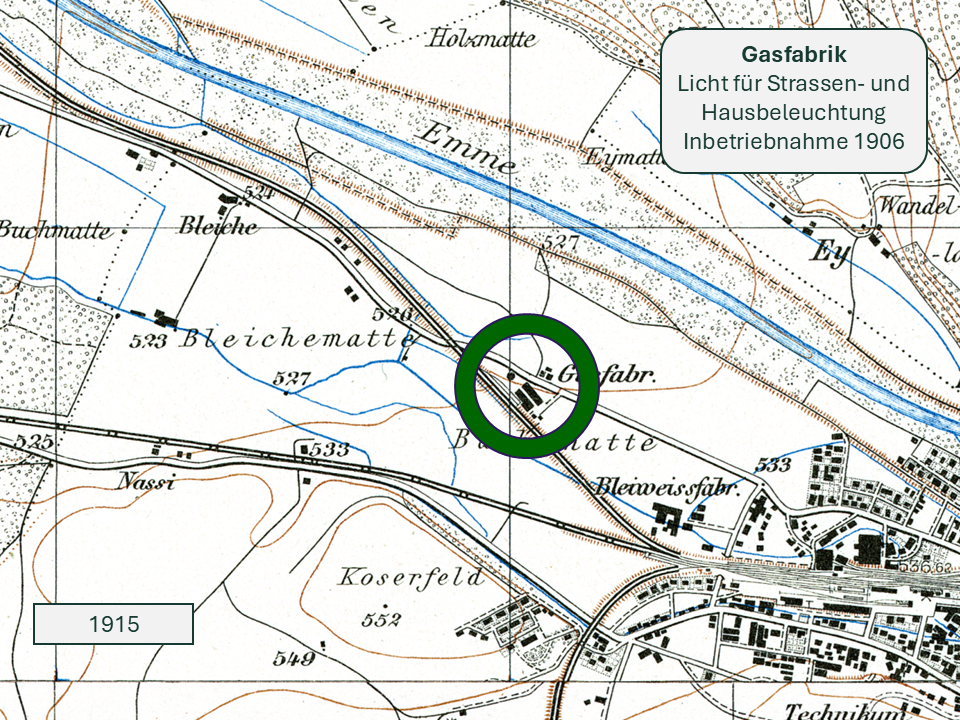 Luftaufnahme der Buchmatt